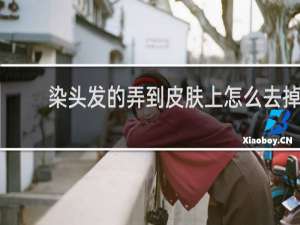 染头发的弄到皮肤上怎么去掉