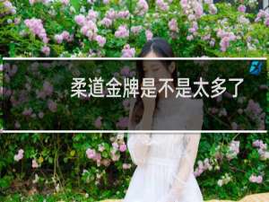 柔道金牌是不是太多了