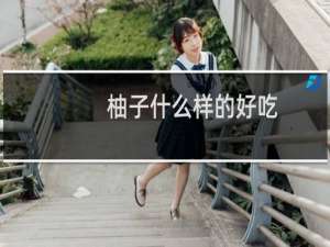 柚子什么样的好吃