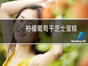 柠檬葡萄干芝士蛋糕(关于柠檬葡萄干芝士蛋糕的简介)