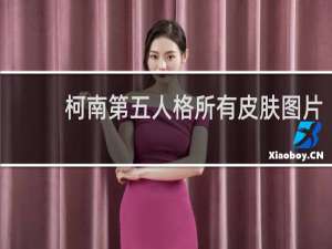 柯南第五人格所有皮肤图片