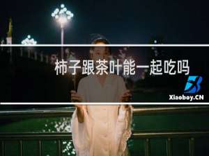 柿子跟茶叶能一起吃吗