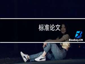 标准论文