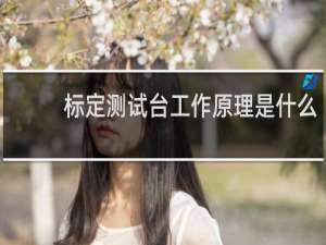 标定测试台工作原理是什么