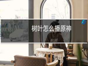树叶怎么播原神