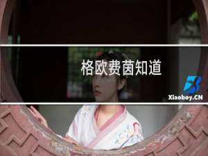 格欧费茵知道(关于格欧费茵知道的简介)