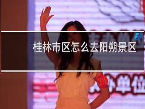 桂林市区怎么去阳朔景区
