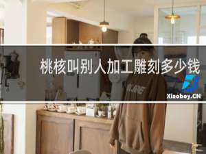 桃核叫别人加工雕刻多少钱