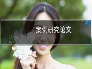 案例研究论文