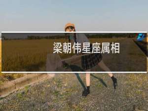 梁朝伟星座属相