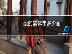 梁的繁体字多少画