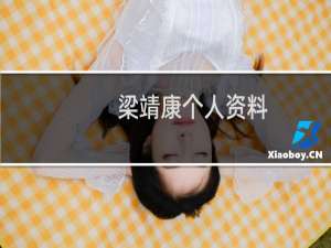 梁靖康个人资料