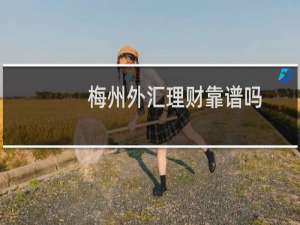 梅州外汇理财靠谱吗