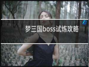 梦三国boss试炼攻略