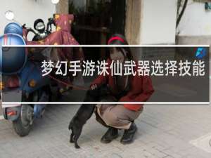 梦幻手游诛仙武器选择技能