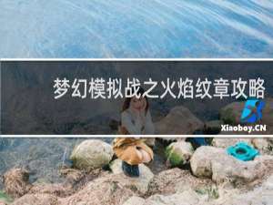 梦幻模拟战之火焰纹章攻略