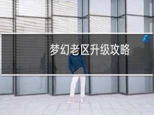 梦幻老区升级攻略