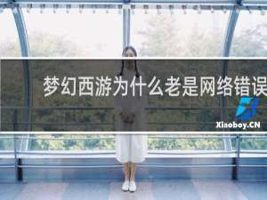 梦幻西游为什么老是网络错误