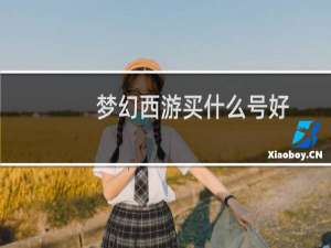 梦幻西游买什么号好