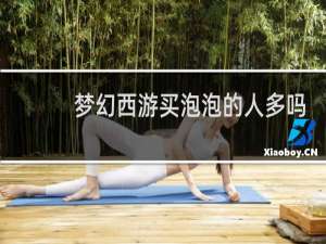 梦幻西游买泡泡的人多吗