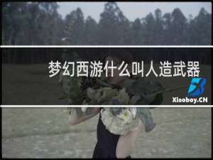 梦幻西游什么叫人造武器