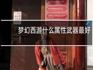 梦幻西游什么属性武器最好
