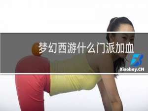 梦幻西游什么门派加血