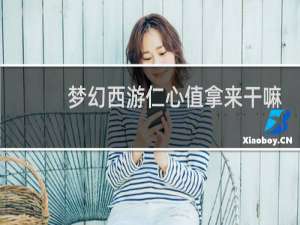 梦幻西游仁心值拿来干嘛