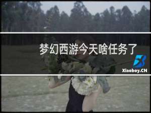 梦幻西游今天啥任务了