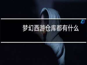 梦幻西游仓库都有什么