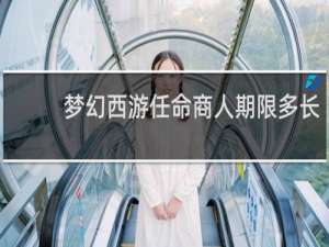 梦幻西游任命商人期限多长