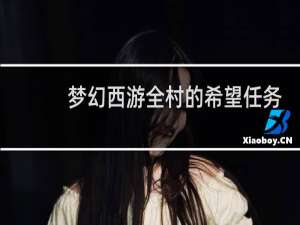 梦幻西游全村的希望任务