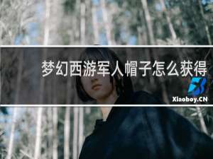 梦幻西游军人帽子怎么获得