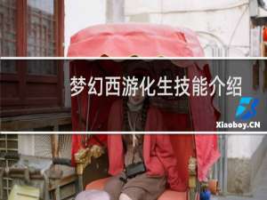 梦幻西游化生技能介绍