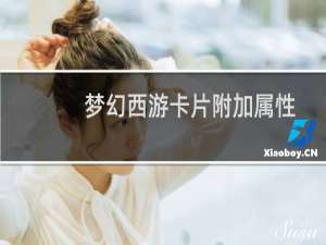 梦幻西游卡片附加属性