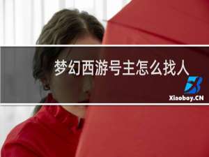 梦幻西游号主怎么找人