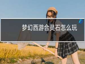 梦幻西游合灵石怎么玩