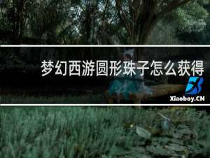 梦幻西游圆形珠子怎么获得