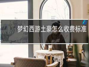 梦幻西游土豪怎么收费标准