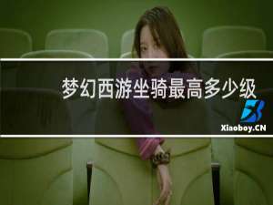 梦幻西游坐骑最高多少级