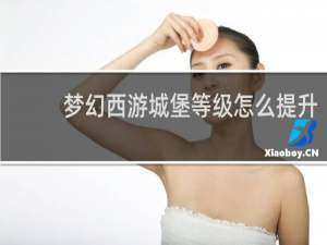 梦幻西游城堡等级怎么提升
