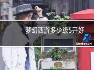 梦幻西游多少级5开好
