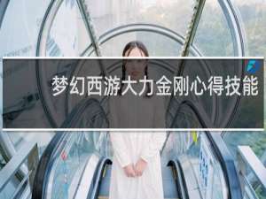 梦幻西游大力金刚心得技能