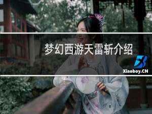 梦幻西游天雷斩介绍