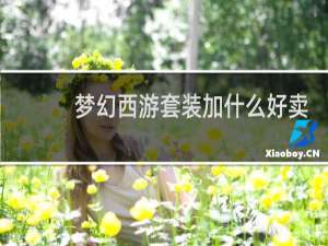 梦幻西游套装加什么好卖