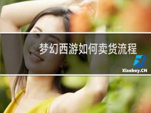梦幻西游如何卖货流程