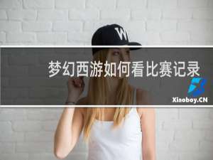 梦幻西游如何看比赛记录