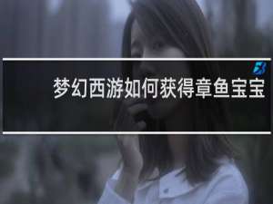梦幻西游如何获得章鱼宝宝