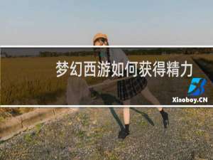 梦幻西游如何获得精力