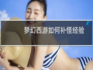 梦幻西游如何补怪经验